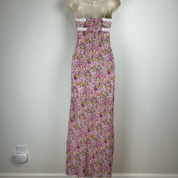 Princess Polly Emily Babydoll Floral Maxi Dress size 2 Fairy Y2K  Wedding Guest - Picture 7 of 16